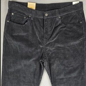 Levis Low Pro Black Relaxed Straight Leg‎ Mid Rise corduroy jeans size 30x30 new